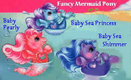 Fancy Mermaid Ponies