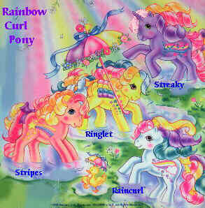 Regenbogenlöckchen-Ponys